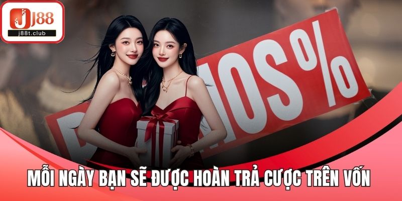 Mỗi ngày bạn sẽ được hoàn trả cược dựa trên vốn đã bỏ ra